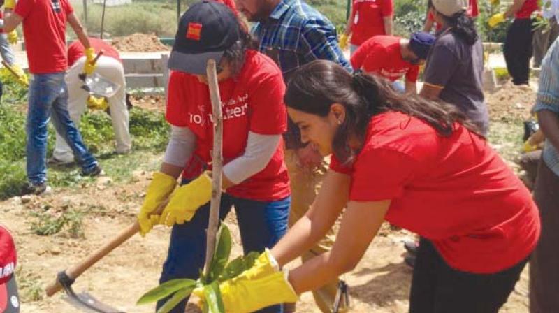 NGO United Way Bengaluru and BBMP in a file photograph. NGO United Way Bengaluru and BBMP in a file photograph.