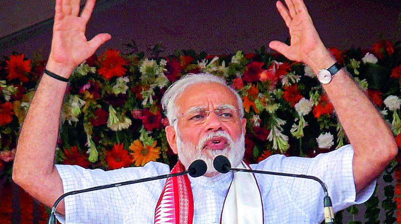 Prime Minister Narendra Modi will dedicate to the nation the modernised and expanded plant of state-run steel maker SAIL at Bhilai, on Thursday. (Photo: PTI) Prime Minister Narendra Modi will dedicate to the nation the modernised and expanded plant of state-run steel maker SAIL at Bhilai, on Thursday. (Photo: PTI)