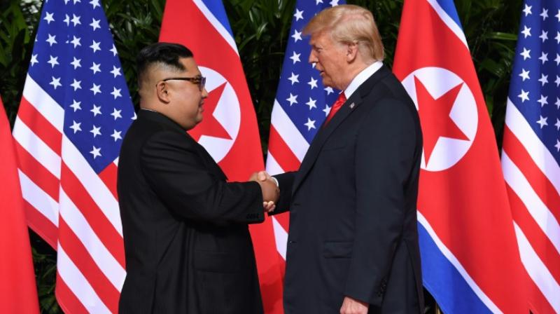 The two leaders' meeting in June in Singapore produced a vague agreement on denuclearisation with few, specifics. (Photo: AFP) The two leaders' meeting in June in Singapore produced a vague agreement on denuclearisation with few, specifics. (Photo: AFP)