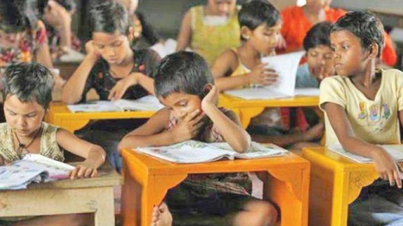 Every morning, local children aged between two and six years run across the road from their huts to a little tiny room. (Representational Image) Every morning, local children aged between two and six years run across the road from their huts to a little tiny room. (Representational Image)