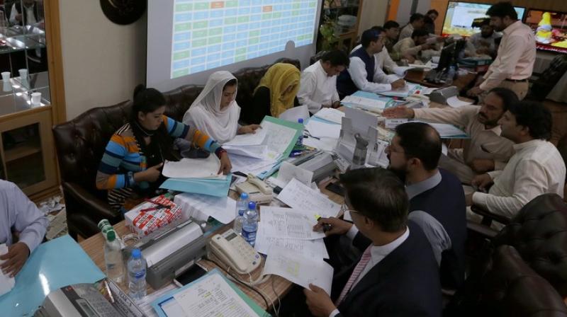 The ECP uploaded a letter on its website in which the presiding officer of polling station number 45 in Washuk district has made the claim. (Photo: AP) The ECP uploaded a letter on its website in which the presiding officer of polling station number 45 in Washuk district has made the claim. (Photo: AP)