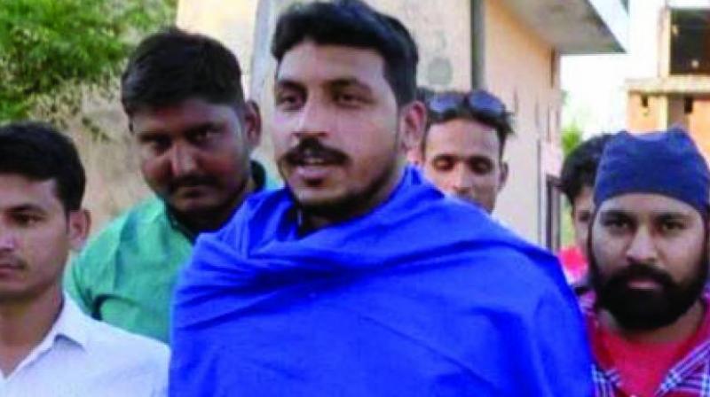 Bhim Army chief Chandrashekhar Azad has been arrested on charges of rioting and unlawful assembly and will be produced before a court on Thursday, a police official said. (Photo: File) Bhim Army chief Chandrashekhar Azad has been arrested on charges of rioting and unlawful assembly and will be produced before a court on Thursday, a police official said. (Photo: File)