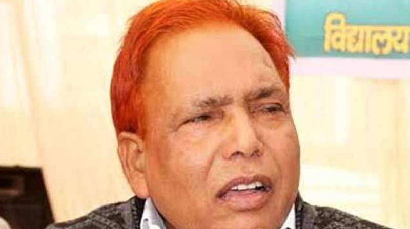 Ex-UP minister RamKaran Arya.(Photo:PTI/File) Ex-UP minister RamKaran Arya.(Photo:PTI/File)