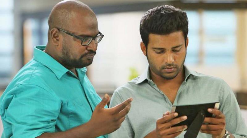 Nelson Venkatesan during Oru Naal Koothu shoot. Nelson Venkatesan during Oru Naal Koothu shoot.