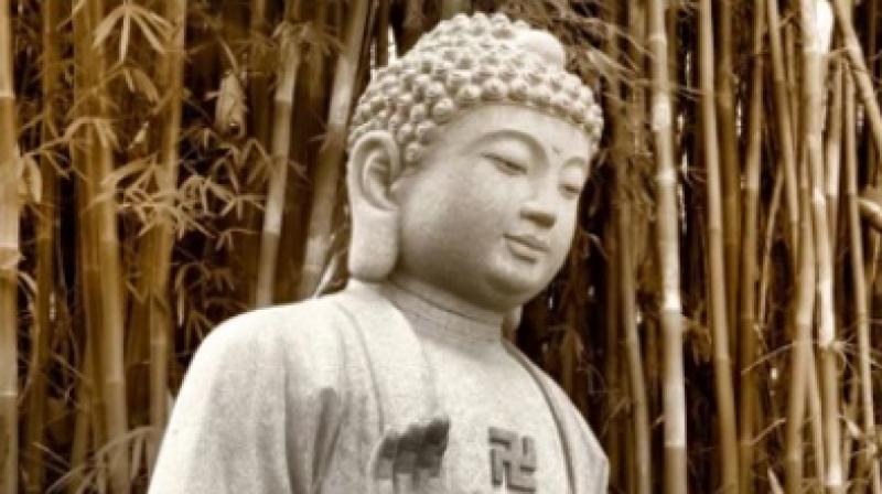 In preparation for the event, villagers wrapped the centuries-old Buddha, technically nothing more than a rock in red cloth and rinsed it with water, before tightly tying it to a wooden palanquin. (Photo: Representational Image/Videograb) In preparation for the event, villagers wrapped the centuries-old Buddha, technically nothing more than a rock in red cloth and rinsed it with water, before tightly tying it to a wooden palanquin. (Photo: Representational Image/Videograb)