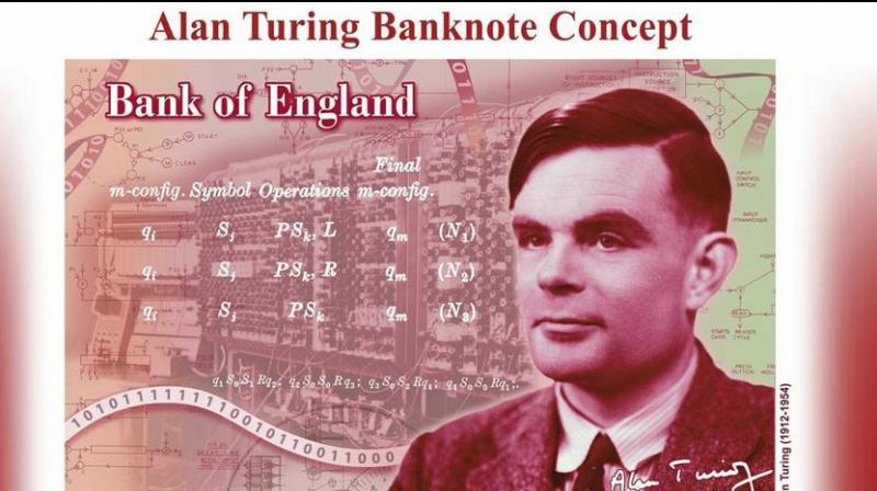 Turing’s electro-mechanical machine, a forerunner of modern computers, unravelled the Enigma code used by Nazi Germany and helped give the Allies an advantage in the naval struggle for control of the Atlantic. (Photo: AP) Turing’s electro-mechanical machine, a forerunner of modern computers, unravelled the Enigma code used by Nazi Germany and helped give the Allies an advantage in the naval struggle for control of the Atlantic. (Photo: AP)