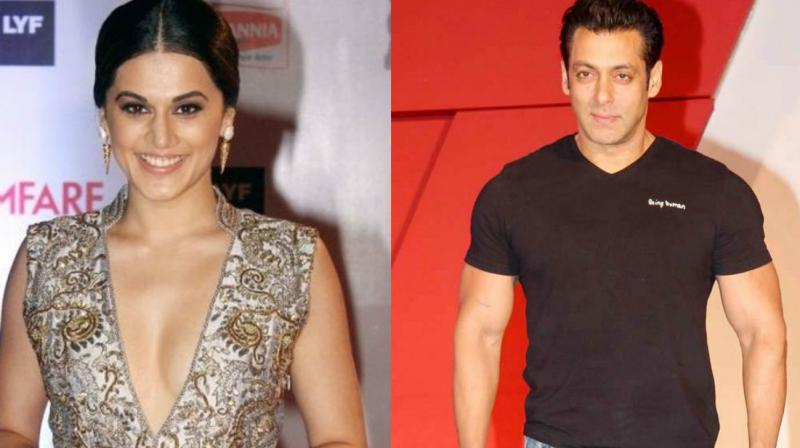 Taapsee Pannu has said that her role is neither based on Karisma's or Rambha's characters from the original film starring Salman Khan. Taapsee Pannu has said that her role is neither based on Karisma's or Rambha's characters from the original film starring Salman Khan.