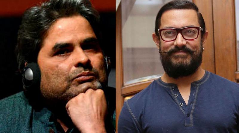 Vishal Bhardwaj and Aamir Khan. Vishal Bhardwaj and Aamir Khan.