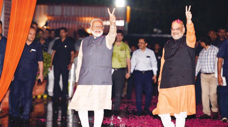 Narendra Modi and Amit Shah Narendra Modi and Amit Shah