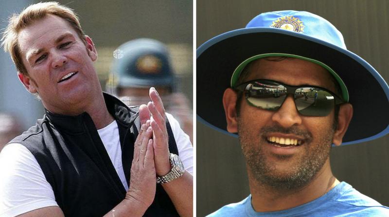 “MS Dhoni does not have to prove anything to anyone, he's class and a wonderful player in all formats. MS is also a great captain and inspires!," Shane Warne wrote on his Twitter page. (Photo: AP) “MS Dhoni does not have to prove anything to anyone, he's class and a wonderful player in all formats. MS is also a great captain and inspires!," Shane Warne wrote on his Twitter page. (Photo: AP)