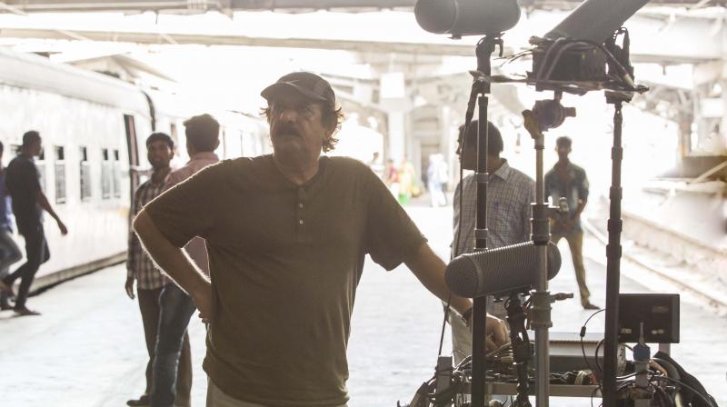 Majid Majidi at CST station. Majid Majidi at CST station.
