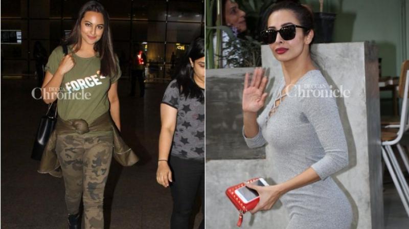 Sonakshi Sinha and Malaika Arora Khan. Sonakshi Sinha and Malaika Arora Khan.