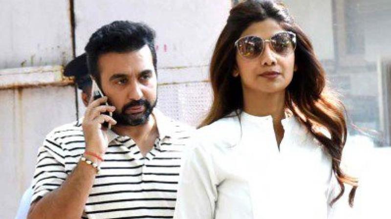 Shilpa Shetty with her businessman husband Raj Kundra. Shilpa Shetty with her businessman husband Raj Kundra.