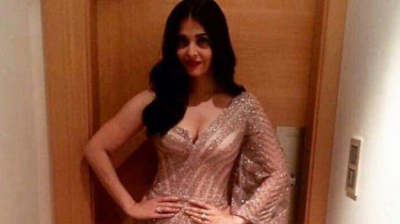 Aishwarya Rai attends a photo call session in this mermaid attire. (Pic: Instagram/aasthasharma612) Aishwarya Rai attends a photo call session in this mermaid attire. (Pic: Instagram/aasthasharma612)