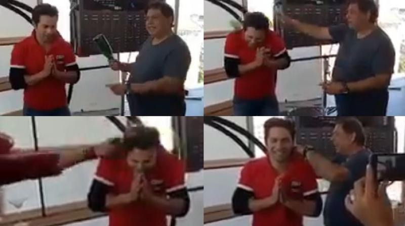 Screengrabs from the video. Screengrabs from the video.