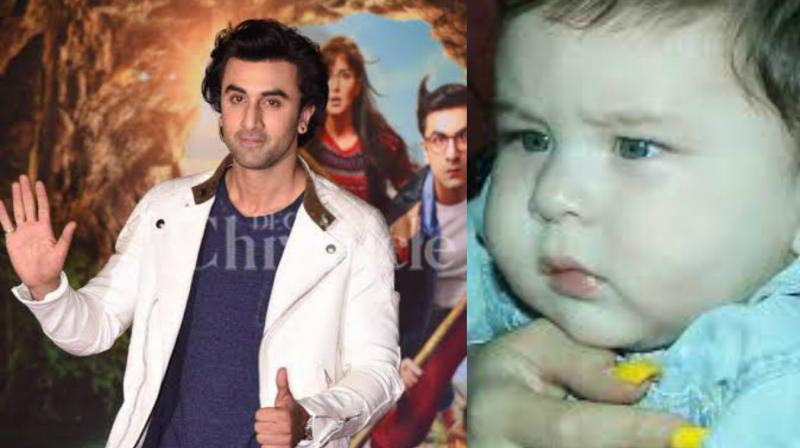 Ranbir Kapoor and Kareena Kapoor's son Taimur Ali Khan. Ranbir Kapoor and Kareena Kapoor's son Taimur Ali Khan.