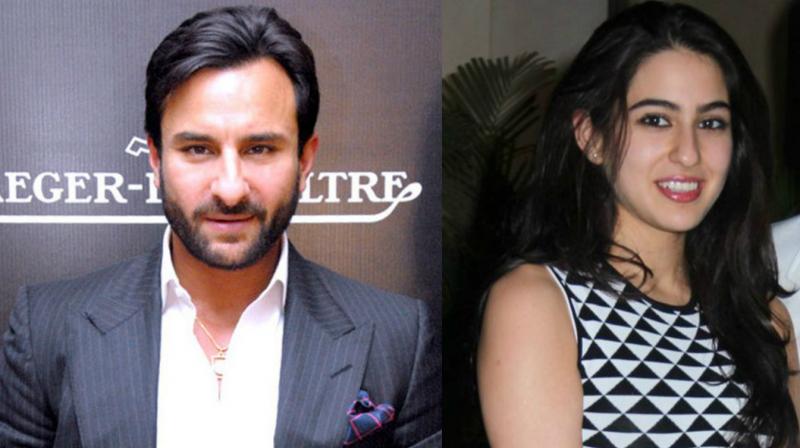 Saif Ali Khan and his daughter Sara Ali Khan. Saif Ali Khan and his daughter Sara Ali Khan.