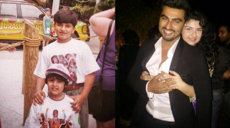 Arjun Kapoor with sister Anshula Kapoor. (Photo: Instagram) Arjun Kapoor with sister Anshula Kapoor. (Photo: Instagram)