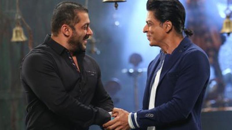 Salman Khan and Shah Rukh Khan. Salman Khan and Shah Rukh Khan.
