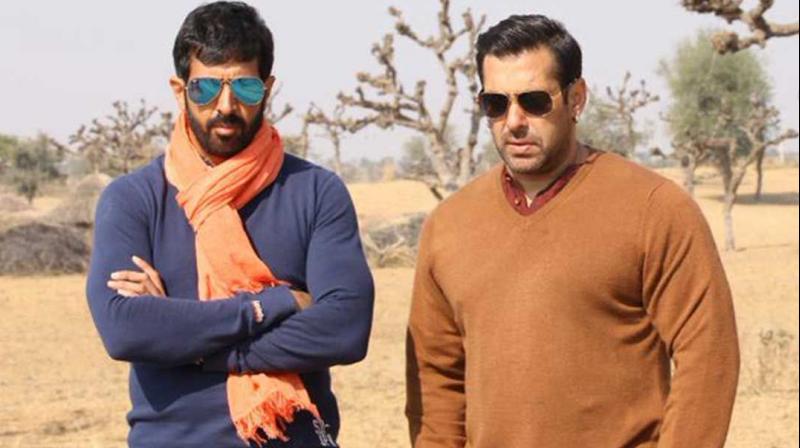 Director Kabir Khan with Salman Khan. Director Kabir Khan with Salman Khan.