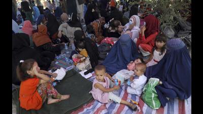 More than 50,000 internally displaced people, a large number of them being women and children, are said to have taken refuge in parks and on pavements in Kabul which would fall at the pleasure of the insurgency leadership. (PTI)
