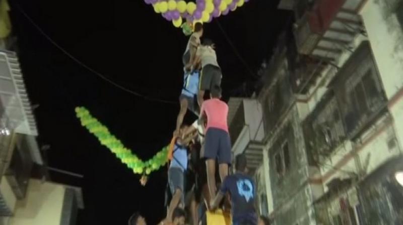 The Bombay high court had fixed the height of human pyramids to be not more than 20 feet. (Photo: ANI) The Bombay high court had fixed the height of human pyramids to be not more than 20 feet. (Photo: ANI)