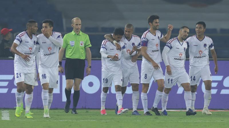 The win meant Delhi are now unbeaten in their last five matches, winning three of them. (Photo: ISL Media) The win meant Delhi are now unbeaten in their last five matches, winning three of them. (Photo: ISL Media)
