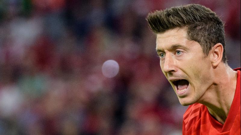 Lewandowski insisted that visitors Hertha had been "lucky" after he saved a point for Bayern with a second-half penalty on Friday. (Photo: AFP) Lewandowski insisted that visitors Hertha had been "lucky" after he saved a point for Bayern with a second-half penalty on Friday. (Photo: AFP)