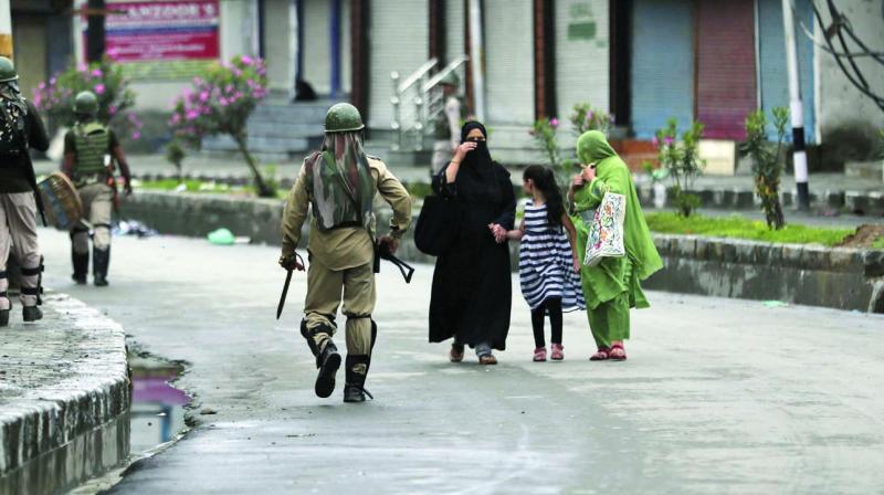 A senior Srinagar district official said a few schools on the periphery were opened but in the old city and in civil lines areas, they remained shut due to violence over the past two days. (Photo: AP) A senior Srinagar district official said a few schools on the periphery were opened but in the old city and in civil lines areas, they remained shut due to violence over the past two days. (Photo: AP)