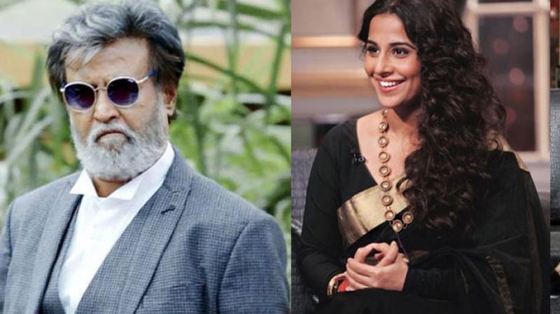 Vidya Balan and Rajinikanth are yet to share screen space with each other. Vidya Balan and Rajinikanth are yet to share screen space with each other.