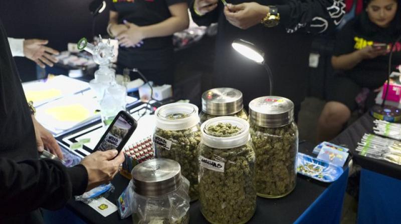 California  the worlds largest legal pot market  kicked off broad, legal sales in January 2018. (Photo: AP)