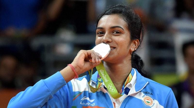 PV Sindhu became the first Indian woman shuttler to win an Olympic silver. (Photo: PTI) PV Sindhu became the first Indian woman shuttler to win an Olympic silver. (Photo: PTI)