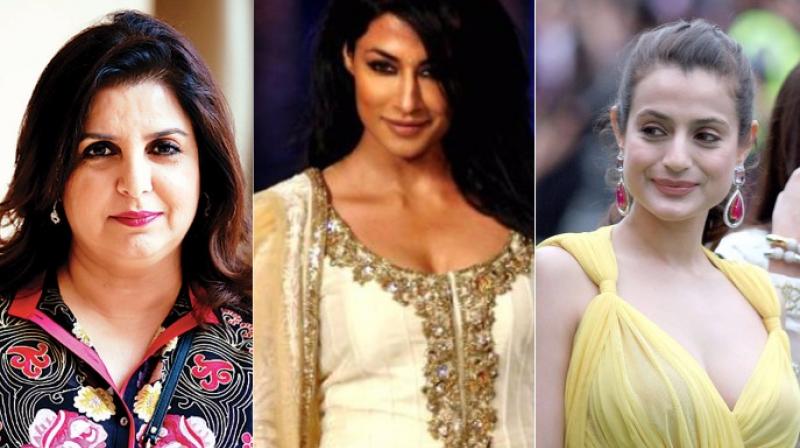 Farah Khan, Chitrangda Singh and Ameesha Patel. Farah Khan, Chitrangda Singh and Ameesha Patel.