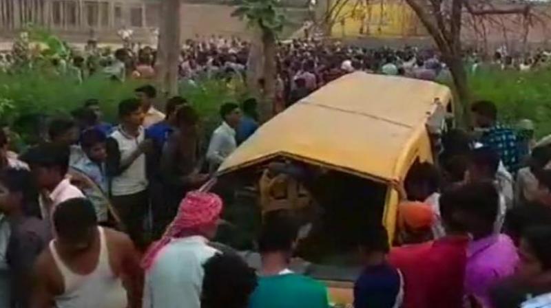 Some of the eyewitnesses had also commented that onlookers had tried to stop the driver from heading towards the unmanned railway crossing but he paid no attention to them. (Photo: ANI/File) Some of the eyewitnesses had also commented that onlookers had tried to stop the driver from heading towards the unmanned railway crossing but he paid no attention to them. (Photo: ANI/File)