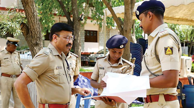 Security beefed up for the counting of votes for the Lok Sabha election 2019. Security beefed up for the counting of votes for the Lok Sabha election 2019.