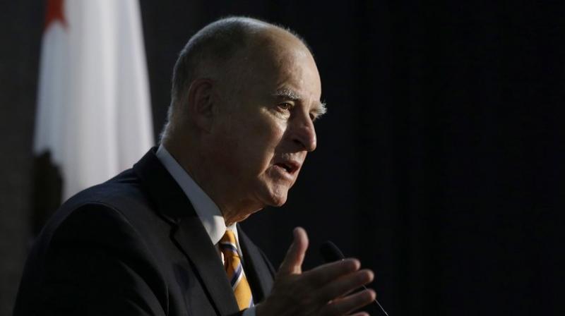 California Gov. Jerry Brown speaks at a forum in Sacramento, Calif. (AP Photo/Rich Pedroncelli, File) California Gov. Jerry Brown speaks at a forum in Sacramento, Calif. (AP Photo/Rich Pedroncelli, File)