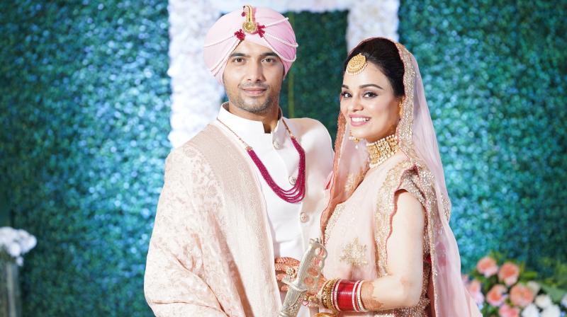 Ssharad Malhotra and his wife Ripci Bhatia. Ssharad Malhotra and his wife Ripci Bhatia.