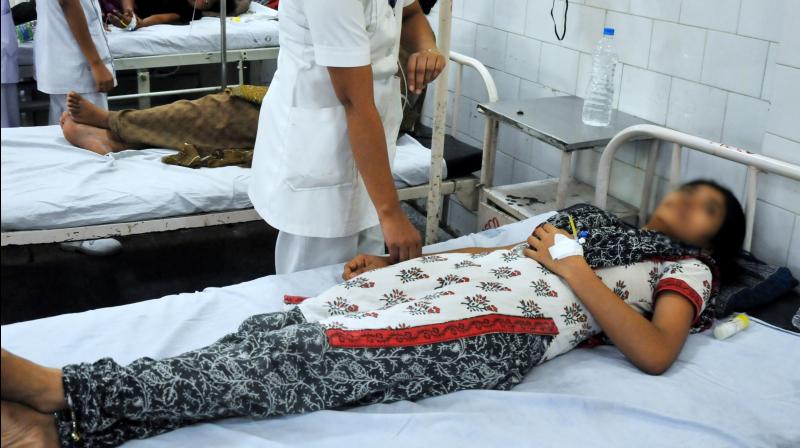 File photo of a ward at Osmania hospital in Hyderabad. (DC Pho