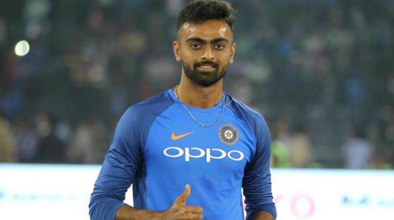 Jaydev Unadkat said he was surprised at the price tag, which will earn him more than $100,000 per game when IPL starts next month.(Photo: BCCI) Jaydev Unadkat said he was surprised at the price tag, which will earn him more than $100,000 per game when IPL starts next month.(Photo: BCCI)