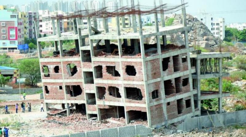 More than one lakh illegal constructions have come up after the Building Regularisation Scheme (BRS) deadline ended in March 2016. (Representional Image) More than one lakh illegal constructions have come up after the Building Regularisation Scheme (BRS) deadline ended in March 2016. (Representional Image)