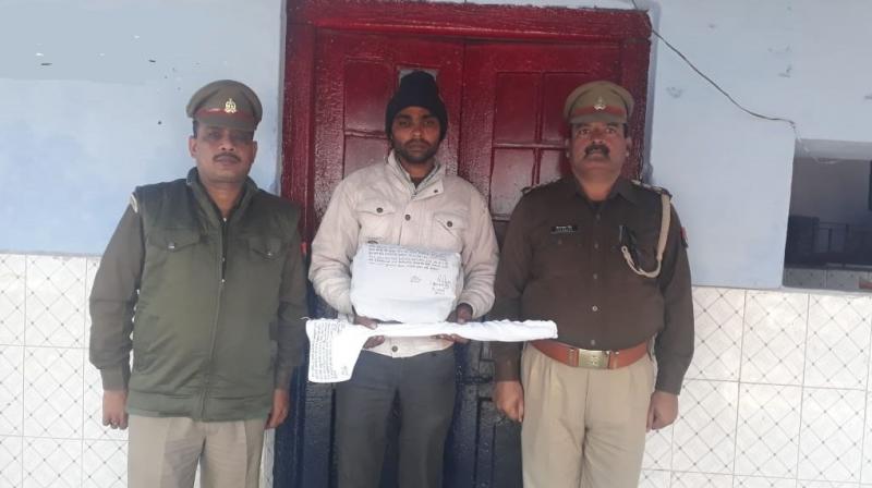 Kalua, who attacked police inspector Subodh Kumar Singh in Uttar Pradesh’s Bulandshahr during mob violence, has been arrested on Tuesday. (Photo: ANI) Kalua, who attacked police inspector Subodh Kumar Singh in Uttar Pradesh’s Bulandshahr during mob violence, has been arrested on Tuesday. (Photo: ANI)