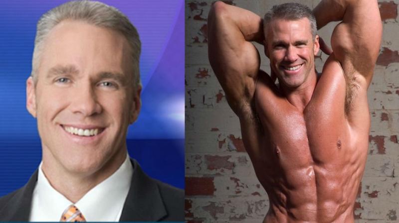 Bodybuilder Male Porn Star - Former news anchor turns gay porn star