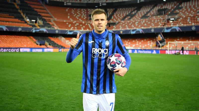 Atalanta's Slovenian midfielder Josip Ilicic celebrates after the UEFA Champions League round of 16 second leg match against Valencia at Estadio Mestalla, Valencia, on March 10. AFP Photo Atalanta's Slovenian midfielder Josip Ilicic celebrates after the UEFA Champions League round of 16 second leg match against Valencia at Estadio Mestalla, Valencia, on March 10. AFP Photo