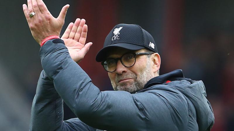 Premier League title is not on Liverpool manager Jurgen Klopp's mind. AFP Photo Premier League title is not on Liverpool manager Jurgen Klopp's mind. AFP Photo
