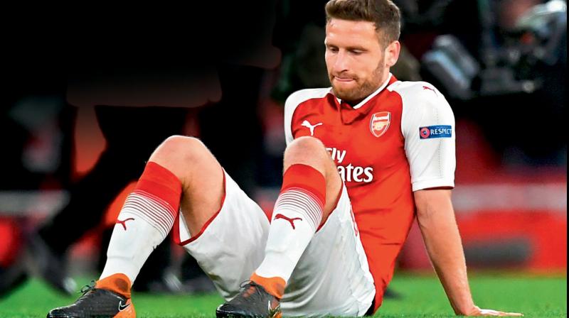 NO MORE FITNESS ROUTINES ON THE FIELD: Shkodran Mustafi. DC