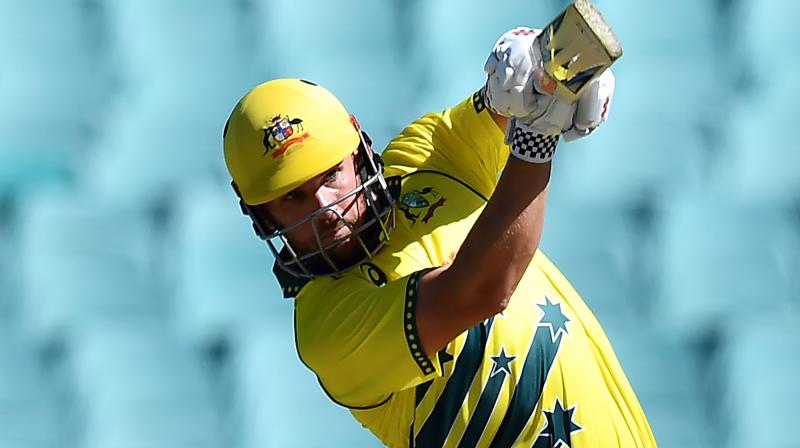 Australian captain Aaron Finch. AFP Photo