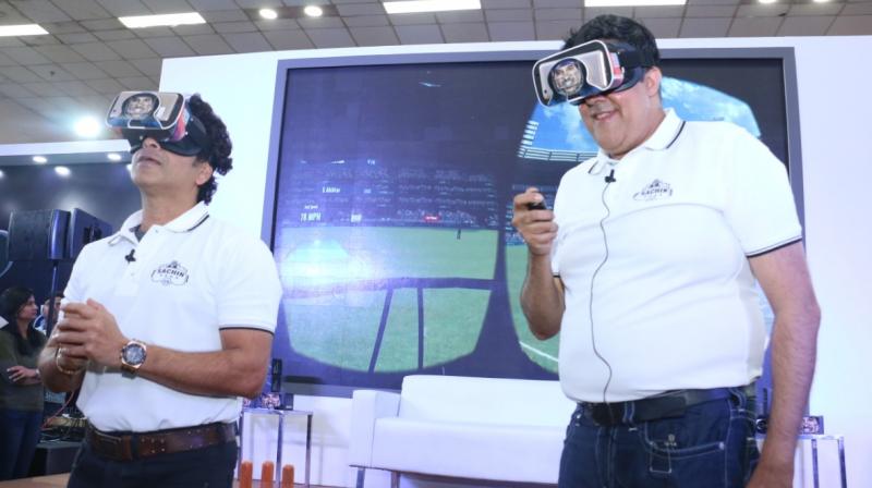 Launched at the CII India Gaming Show (IGS) - a three-day international gaming, animation and infotainment event in New Delhi, the event saw thousands of gamers line up to experience Sachin Saga VR, engaging in exciting head to head matches to win VR Headsets signed by the Master Blaster himself. Launched at the CII India Gaming Show (IGS) - a three-day international gaming, animation and infotainment event in New Delhi, the event saw thousands of gamers line up to experience Sachin Saga VR, engaging in exciting head to head matches to win VR Headsets signed by the Master Blaster himself.