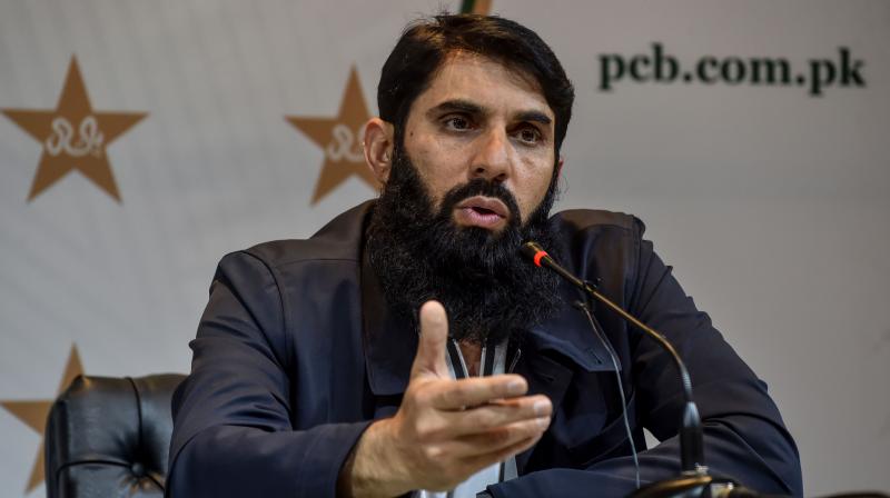 Pakistan crickets chief selector Misbah-ul-Haq. AFP Photo