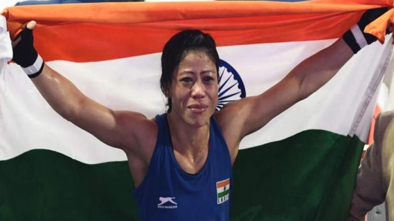 Indias bMary Kom oxing