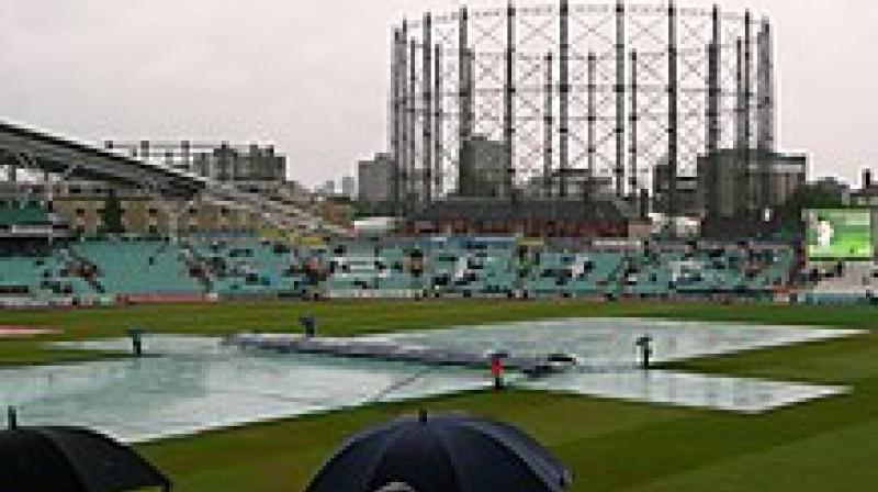 A rainy day at The Oval, England, where DLS method was applied. Wikipedia A rainy day at The Oval, England, where DLS method was applied. Wikipedia